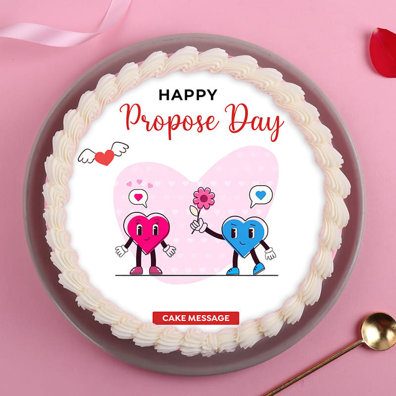 Happy Propose Day Cake