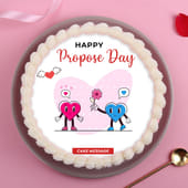 Happy Propose Day Cake