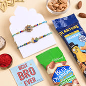 Mayura Grace Rakhi Duo With Healthy Nuts