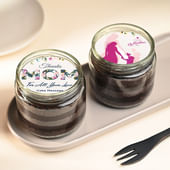 Two Mother Day Chocolate Jar Cakes