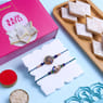 Two Peacock Rakhis N Kaju Katli Combo