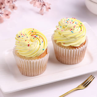 Two Pineapple Cupcakes