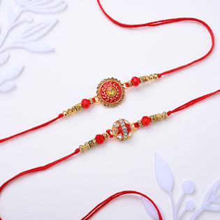 Designer Rakhi with Nutberry Sweets, Online Rakhi Delivery in UK