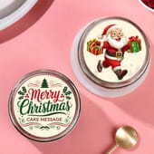 Two Red Velvet Christmas Jar Cakes