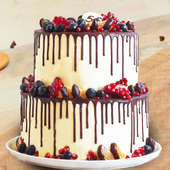 2 Tier Chocolate Cake