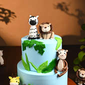 Two Tier Jungle Cake