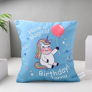 Unicorn Birthday Cushion