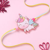 Unicorn Glitter Glow Rakhi