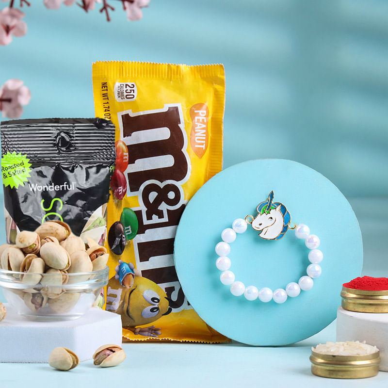 Unicorn Kids Rakhi With Choco Candies