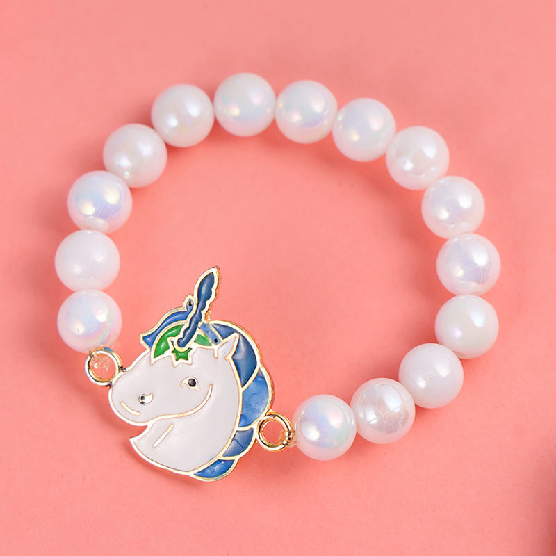Unicorn Pearl Bracelet Rakhi-AUS