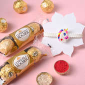 Unicorn Rakhi With Ferrero Rocher