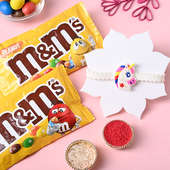 Unicorn Rakhi With Two Mnm Chocolates