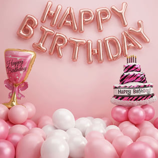 Unicorn Theme Birthday Balloon Decor