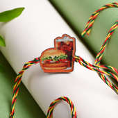 Foodie Designer Rakhi Online for Brother in India - Close view