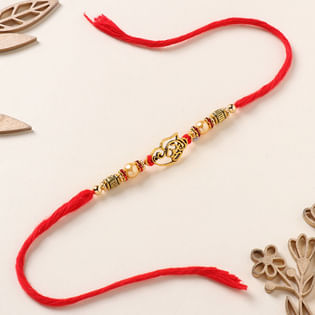 Unique Om N Ganesha Rakhi