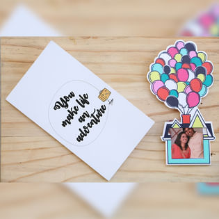 Up Themed Magnet For Valentine