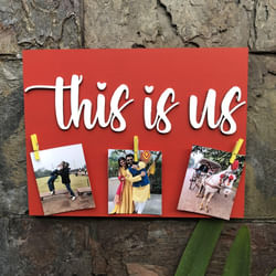Photo Gift with This Is Us Text