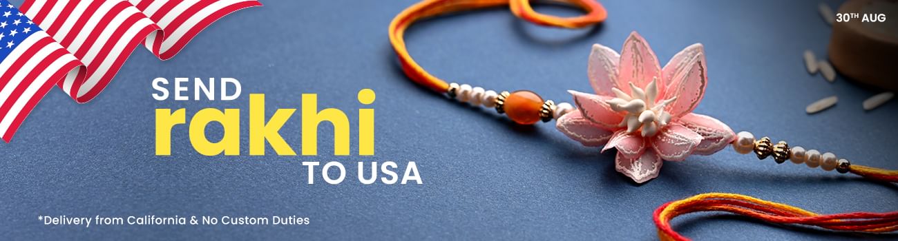 Send Rakhi to USA from India - Online Rakhi Delivery in USA