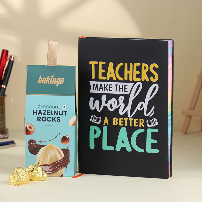 Uv Print Diary N Hazelnut Chocolate For Teacher