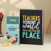 Uv Print Diary N Hazelnut Chocolate For Teacher