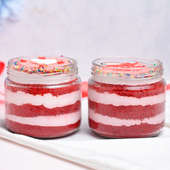 V Day Red Jar Cake Set