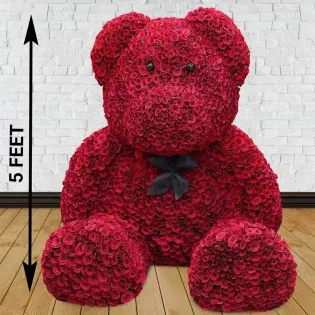 Grand Red Roses Teddy Bear