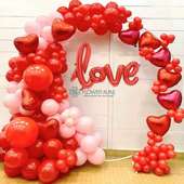 Valentine Balloon Bouquet Of Love