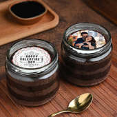 Chocolate Photo Jar Cake Duo