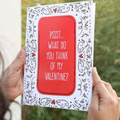 Valentine Mirror Card
