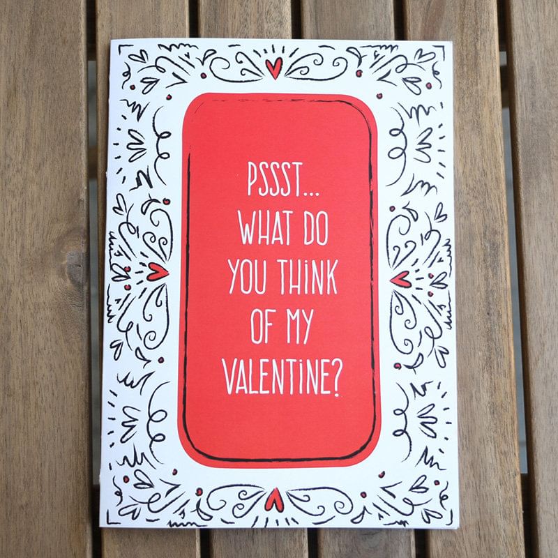 Valentine Mirror Card