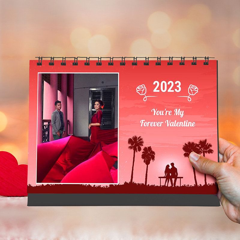 Valentine Table Top Calendar