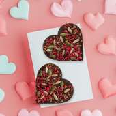 Valentines Chokola Four Heart Vegan Chocolates