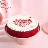 Valentines Day Red Velvet Poster Cake