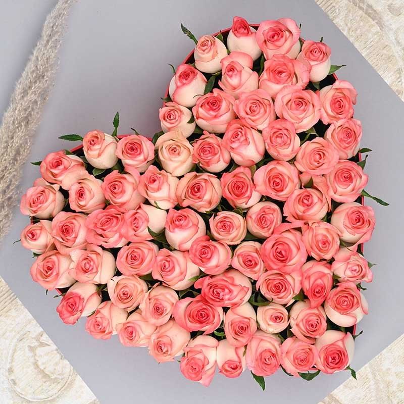 Valentines Pink Blossoms Flower Online