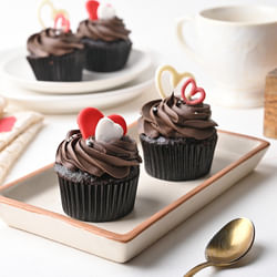 Valentines Special Chocolate Cupcakes