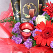 Sweet Sensations Combo - Best Chocolate bouquet for Valentine day gift