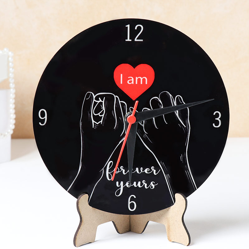Valentines Tabletop Clock