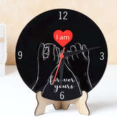 Order Valentines Tabletop Clock