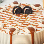 Zoom view of Vanilla Caramel Birthday Cake
