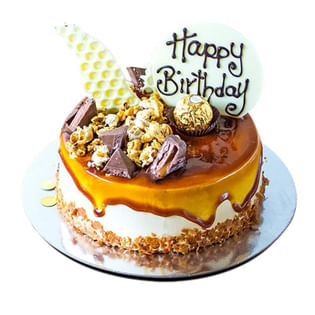 Vanilla N Caramel Cake