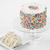 Classic Sprinkled Vanilla Cake