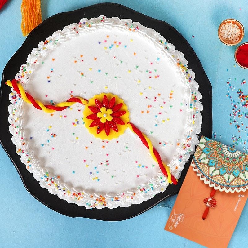 Send Rakhi with Cake Online to India