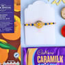 Vibrant Beads Rakhi With Choco Treats