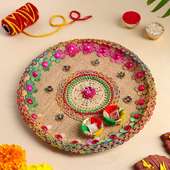 Vibrant Bhai Dooj Pooja Thali