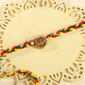 Vibrant Braided Om Rakhi