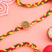 Vibrant Braided Om Rakhi
