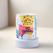 Vibrant Ceramic Birthday Mug