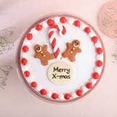 Vibrant Christmas Chocolate Cake