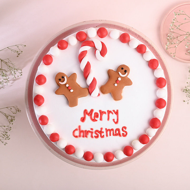 Cheerful Christmas Chocolate Cake