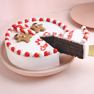Order Merry Christmas Chocolate Cake